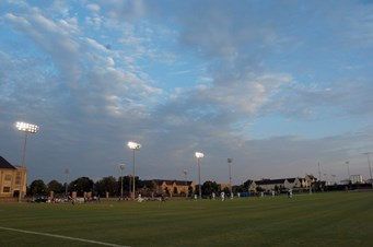 Field view of Tulsa Women's Soccer Facility: Hurricane Soccer Stadium